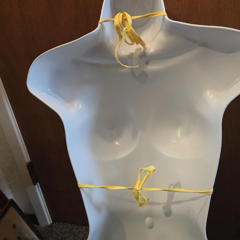 Joe Boxer rare ADORABLE lace sheer bikini set szM/L - Picture 6 of 8